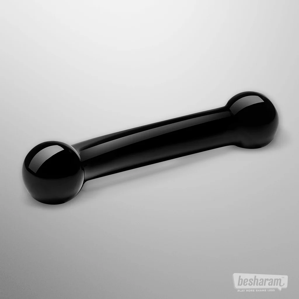 Glas Double Bull Black Dildo - Image 3