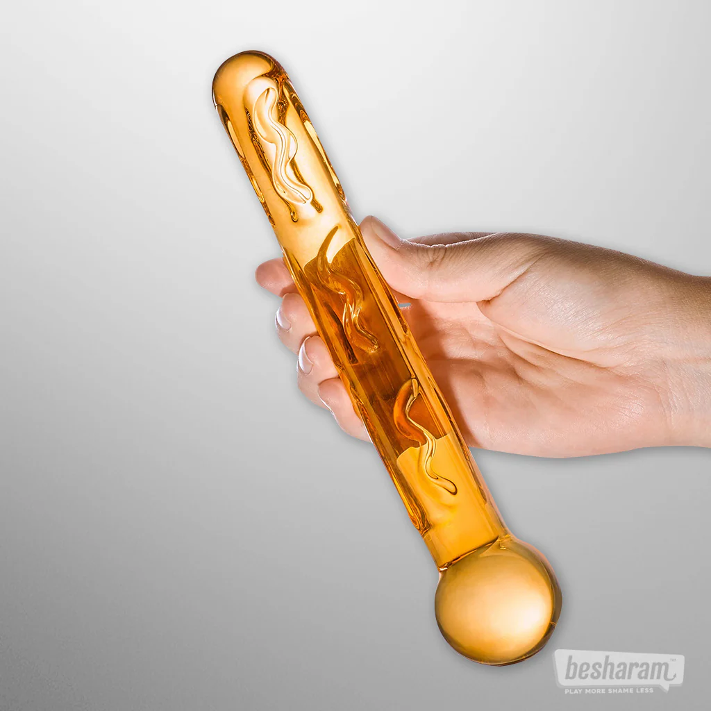 Glas Orange Tickler Dildo - Image 4