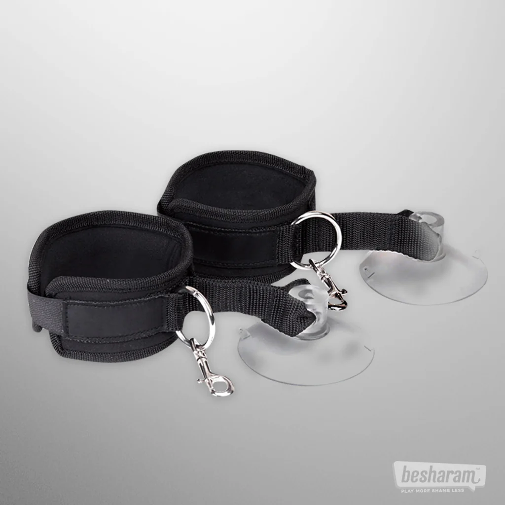 Lux Fetish Sexy Suction Handcuffs - Image 3