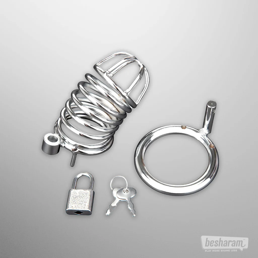 Blue Line Deluxe Chastity Cage - Image 5