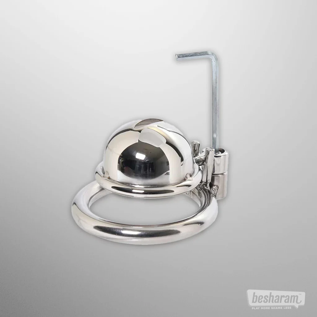Blue Line Mini Cock Micro Cage - Image 5