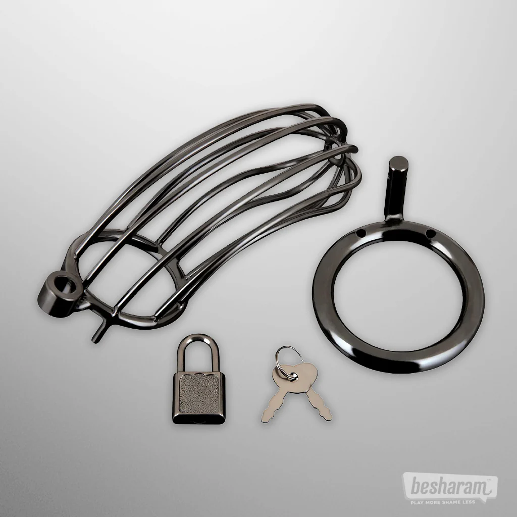 Blue Line Prisoner Cock Cage - Image 4