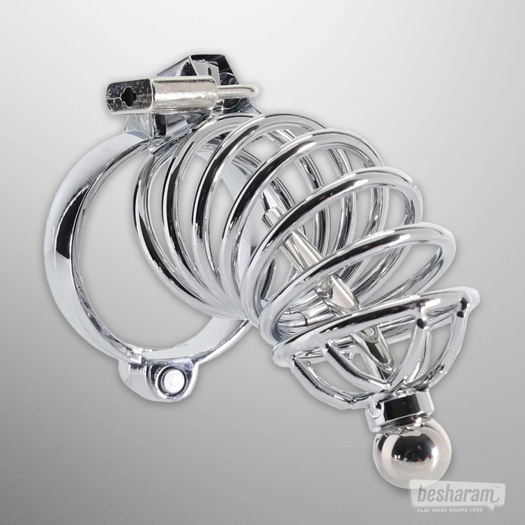 Blue Line Urethral Play Cock Cage - Image 3