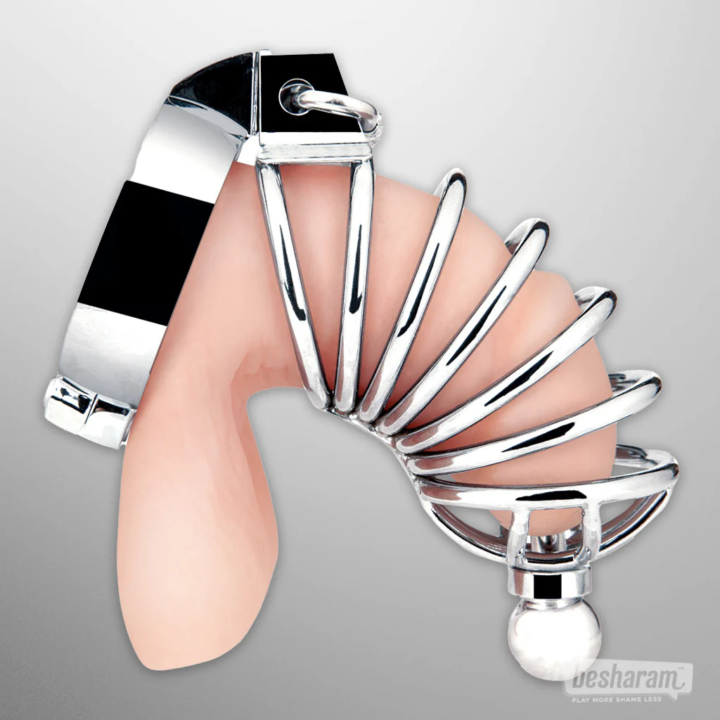 Blue Line Urethral Play Cock Cage - Image 4