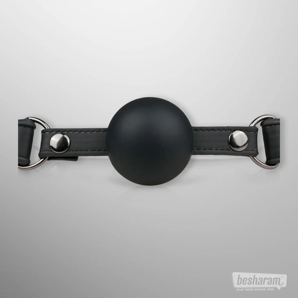 EasyToys Large Silicone Ball Gag - Image 3