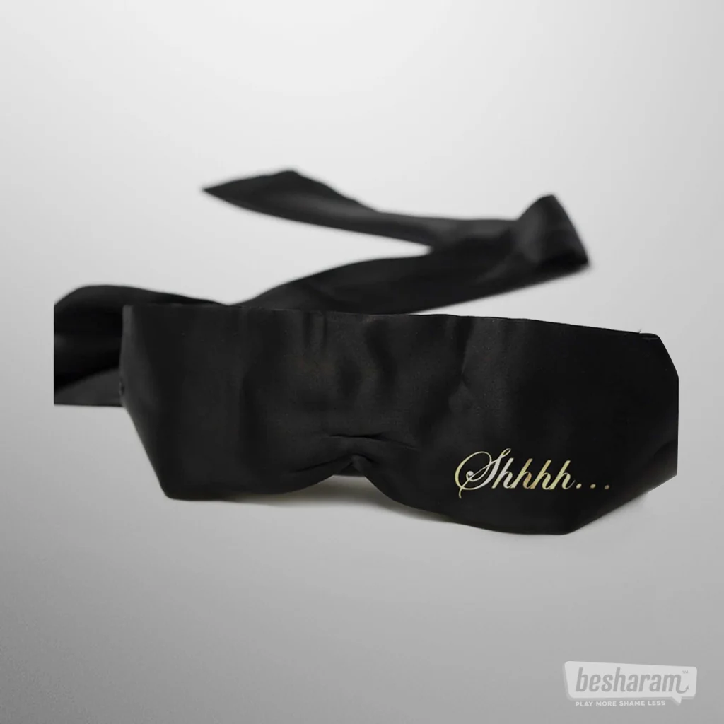 Bijoux Indiscrets Shhh Satin Blindfold - Image 3