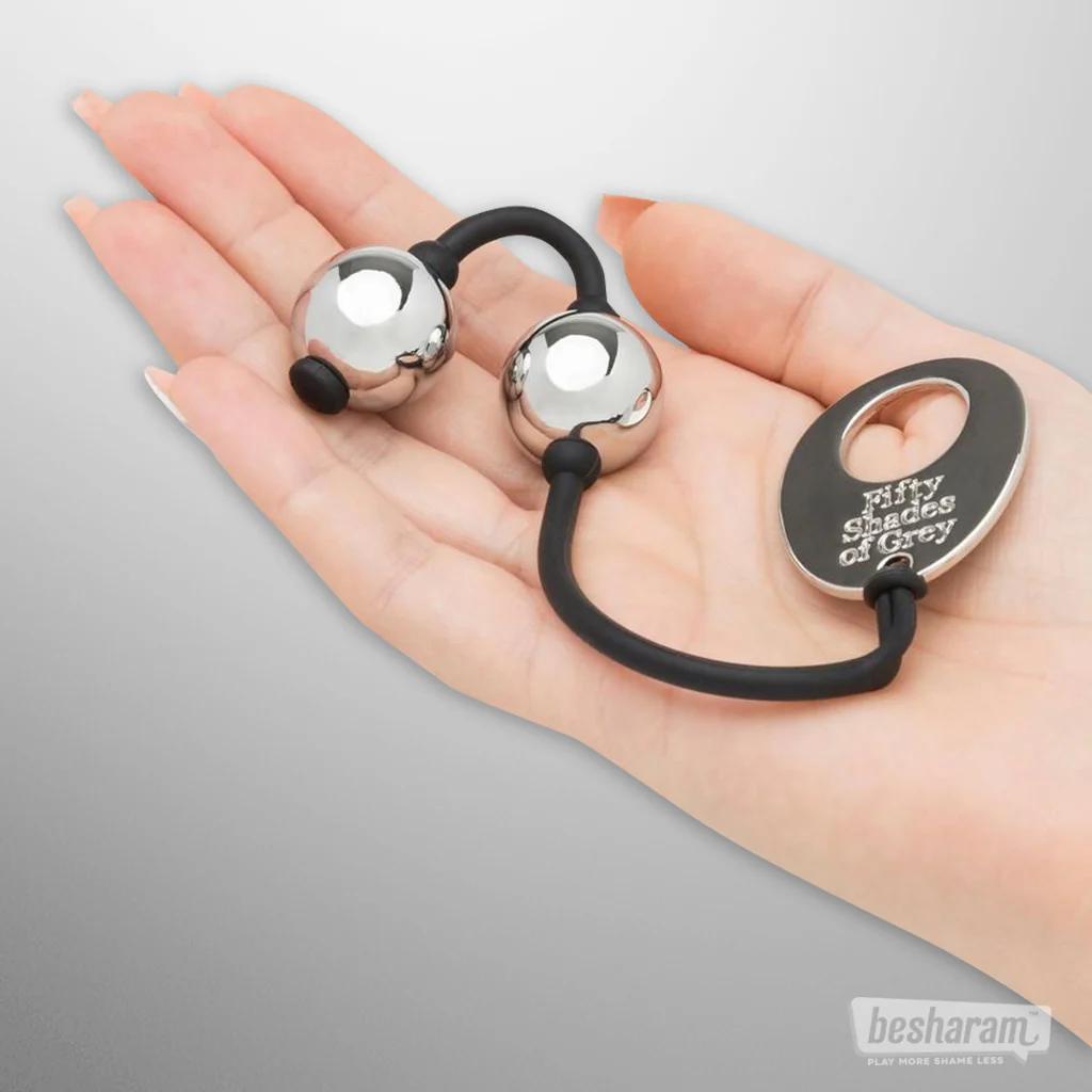 Fifty Shades of Grey Mini Silver Pleasure Balls - Image 4