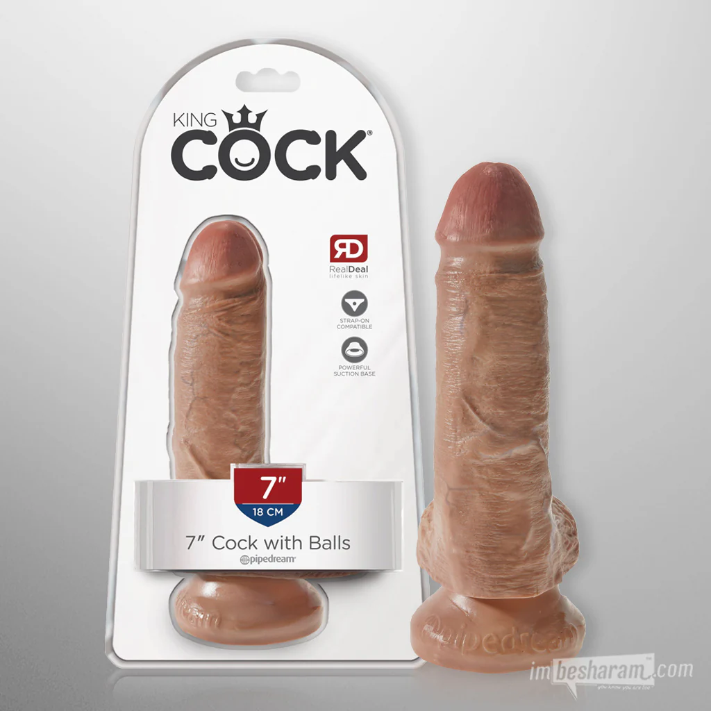 King Cock 7" Cock with Balls