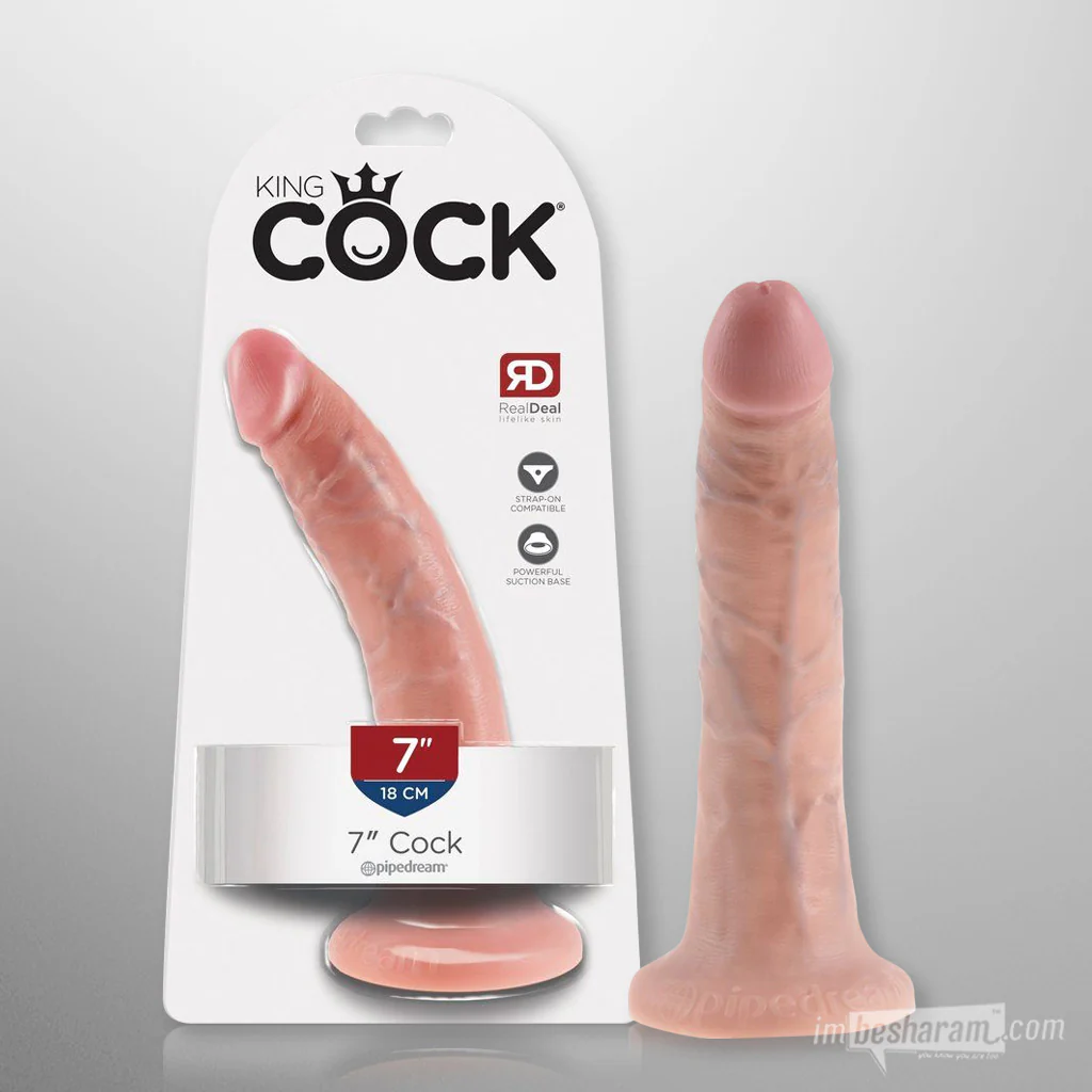 King Cock 7" Realistic Dildo - Image 7