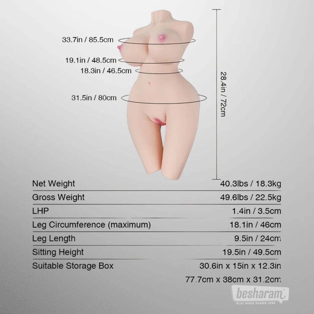 Monica Realistic Torso Sex Doll - TPE - Image 9