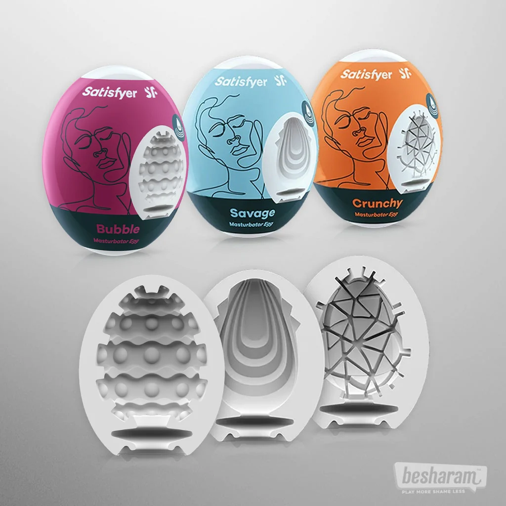 Satisfyer Egg Masturbators Set - Image 3