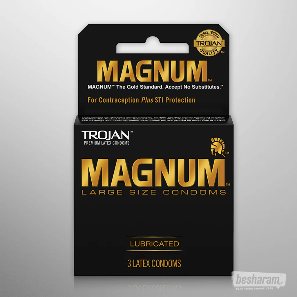 Trojan Magnum Lubricated Condoms