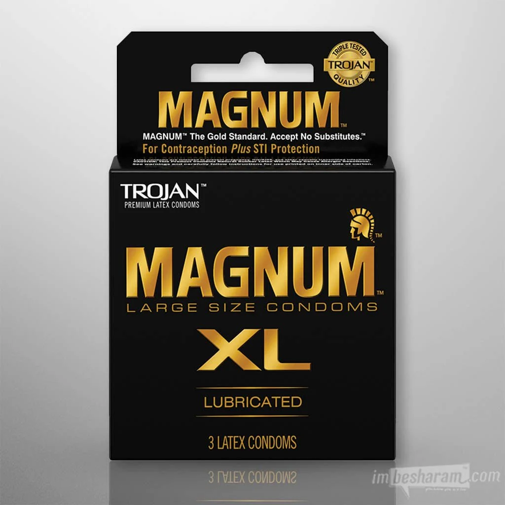 Trojan Magnum Lubricated Condoms - Image 2