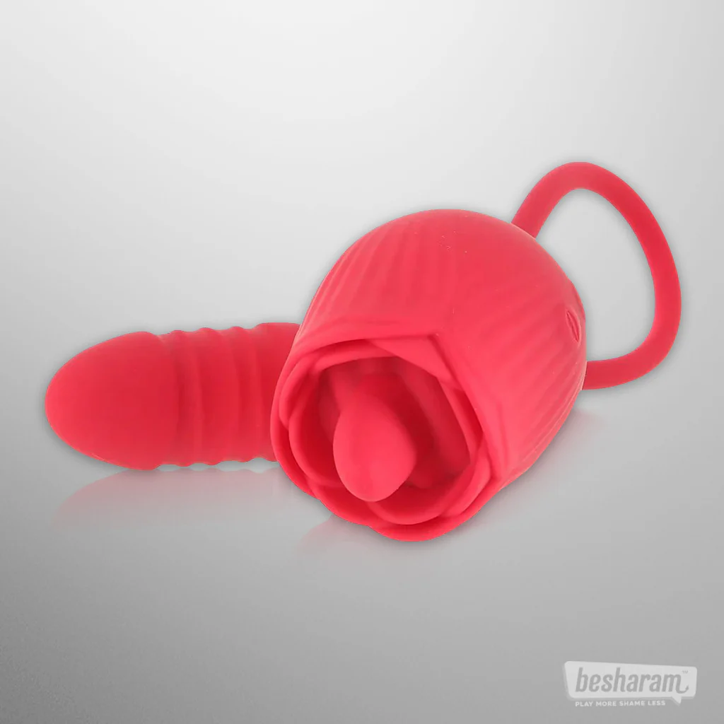 Voodoo Beso Tongue-n-Cheek Dual Vibrator - Image 2